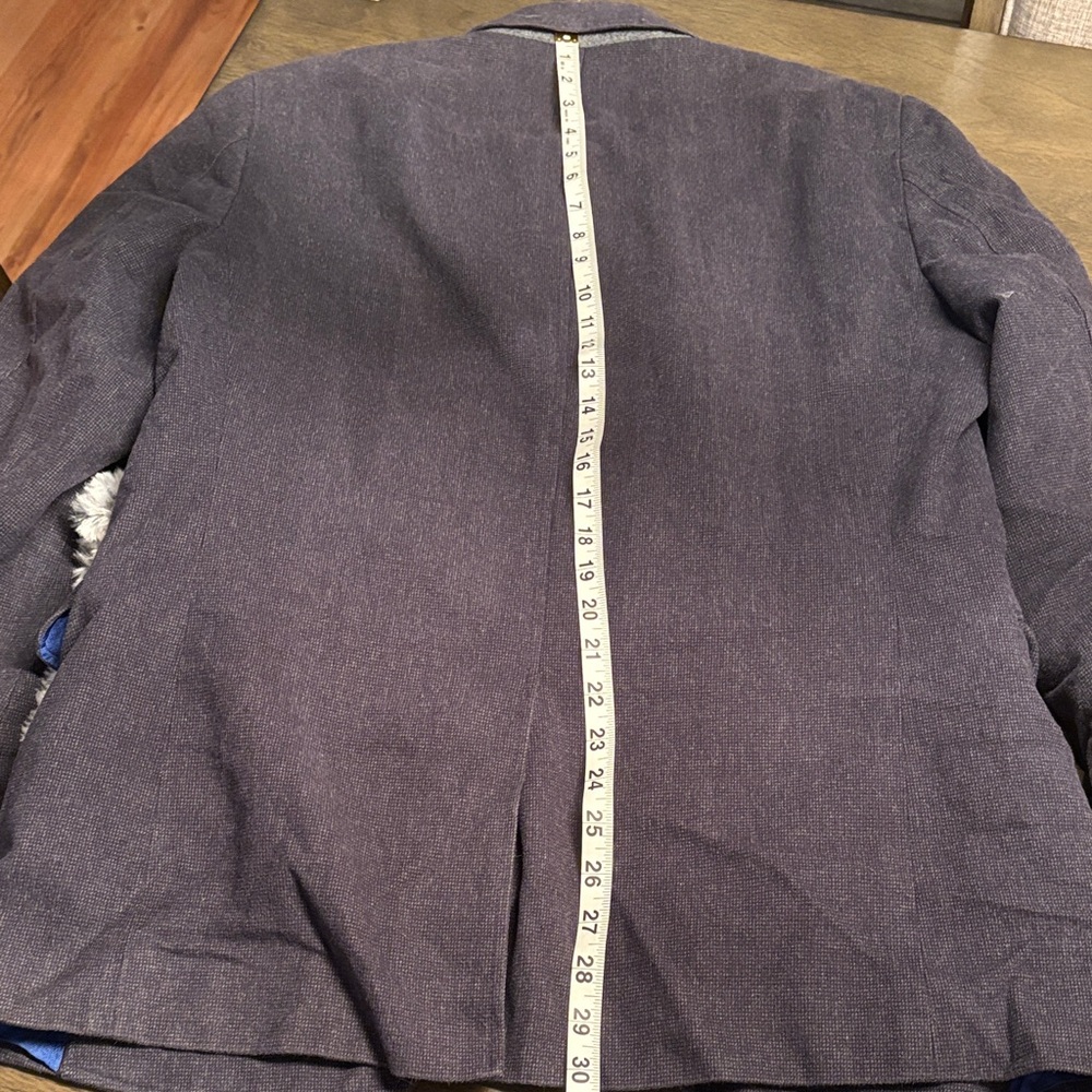 Banana Republic TAILORED-FIT BLACK CORD BLAZER size 40R - Picture 15 of 16